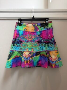 Dona Jo Women’s Vibrant Multicolor Active Skirt Size 1